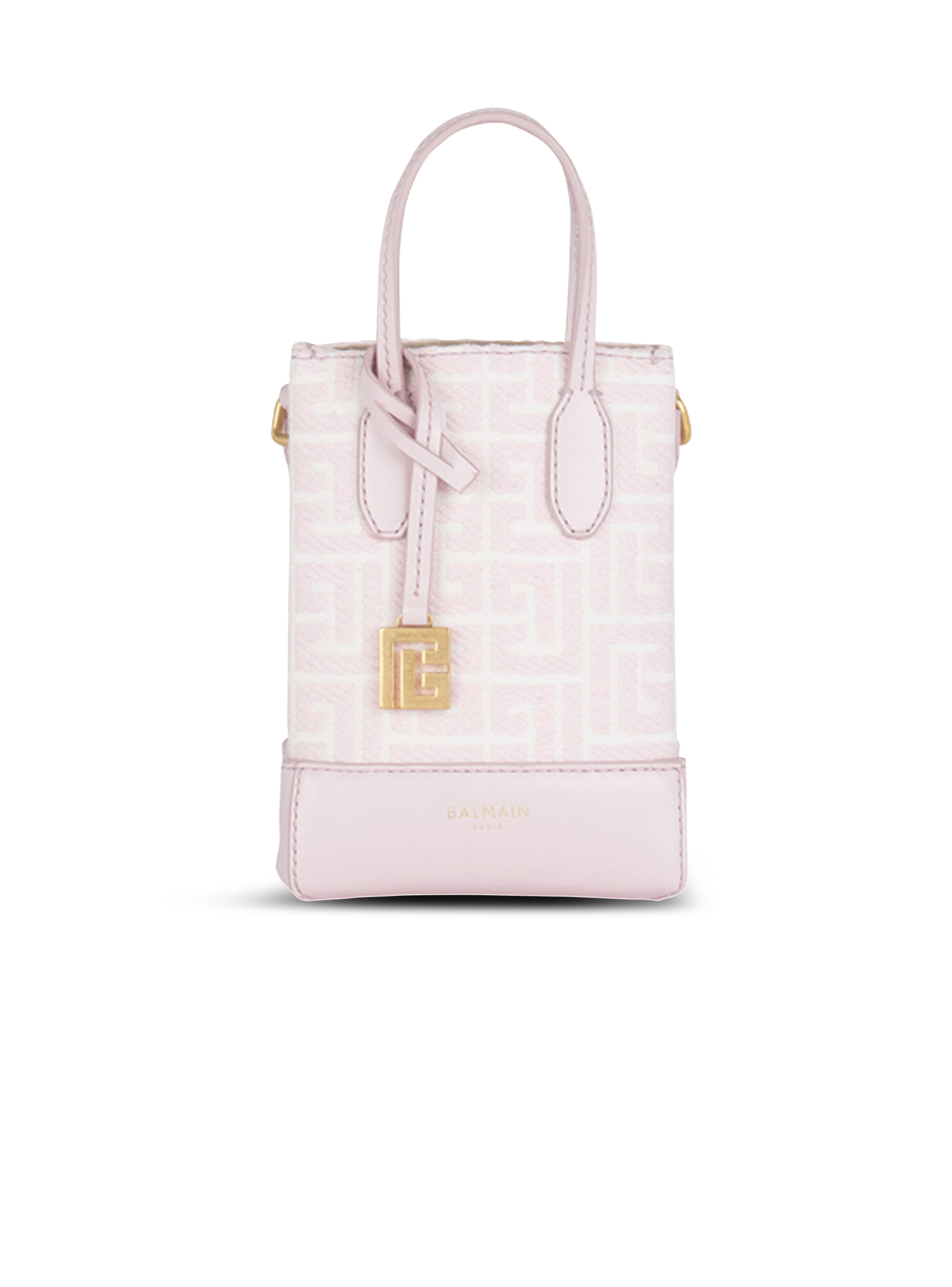EXCLUSIVE - Mini-sized bicolor Folded Shopping bag, pink