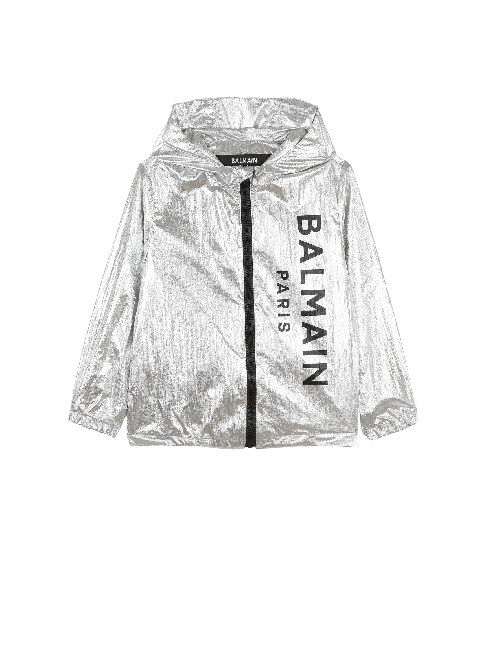 undefined | Hooded jacket with Balmain logo